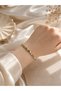 Xuping Gold Color Oval Patterned Women's Bracelet – Elegant and Stylish Accessory for Everyday Wear - 2