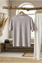 Men's Ottoman Patched Polo Collar and Sweatpants 2-Piece Set - 4