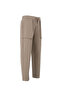 Men Solid Cotton Pants with Drawstring - 3