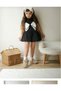 Girl's Bow Detailed Balloon Skirt Set - 4