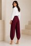 Balloon Crepe Pants - 8