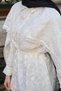 Women's Lace Detail Floral Embroidered Shirt White - 6