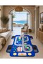 Sdt Car Patterned Children's Room Modern Woven Base Decorative Carpet Ssdtamor2473 - 3
