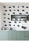 Olive Branch Patterned, Kitchen, Tile, Wall Sticker, 50 X 100 cm