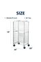 Bun Pan Rack, 20-Tier Commercial Bakery Racks with Brake Wheels, Aluminum Racking Trolley Storage for Half & Full Sheet, Speed Rack For Kitchen Home, Bread Baking Equipment, 51x66x178cm - 2