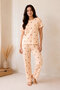 Girl's Cotton Milan Fabric Pajama Set 8-16 Years 12699Hc