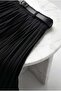 Belted Skirt Y0148 - Black - 5