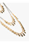 Multiple Necklaces with Dangle - 3