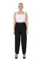 Plus Size Elastic Waist Pocketed Lycra Stone Embroidery Detailed Loose Fit Women's Trousers