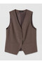 Nevavm V-Neck Linen Blend Women's Classic Vest with a Difference - 5