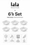 Kavi Mini Square Sauce Bowl Set of 6 (8X8 cm) - Melamine Breakfast Jam Bowl Snack Bowl - 5