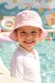 Girl Child 1-4 Years Old Sim Detail Bucket Hat 05-063 Light Pink - 2