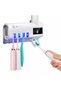 UV Toothbrush Holder & Toothpaste Dispenser with Sterilization
