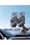 Dual Use Car Bracket – Versatile Mount for Dashboard & Air Vent (Black) - 4