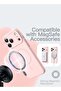 iPhone 17 Pro Premium Matte Case Metallic Accents Pink Frosted PC Back TPU Frame - 4