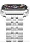 Compatible with Apple Watch Band 41mm 40mm 38mm, Stainless Steel Heavy Band with Butterfly Folding Clasp Link Bracelet - 3