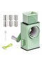 Rotary Vegetable Cutter and Cheese Grater Vegetable Shredder Round Mandolin Slicer, Grater, Salad Maker