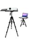 Projector Tripod Stand Universal Laptop Floor Holder Height Adjustable 53-110cm Foldable