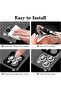 Bling Diamond Camera Lens Protector for iPhone 16/16 Plus – Black Tempered Glass Cover with Metal Alignment Rings and Glitter Finish - 6