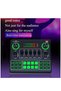 Sound Card V9, Live Broadcast Sound Card, External Stereo Audio Mixer Broadcast Metal Frosted Body Easy Operation,Bluetooth Soun - 3
