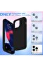 Liquid Silicone Case for iPhone 14 Pro Max 6.7 Inch with Screen & Camera Protector, Black - 2