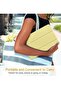 iPad 10.2 Case - Slim Translucent Hard PC Protective Smart Cover with Stand for iPad 9th/8th/7th Generation (Yellow) - 6