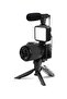 Smartphone & Camera Vlogging Studio Kits Video Shooting Photography Suit with Microphone LED Fill Light Mini Tripod - 4