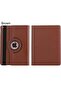 Smart 360-Degree Rotating Stand Case for Apple iPad 10.2 inch (9th Gen 2021, 8th Gen 2020, 7th Gen 2019) - Brown - 2