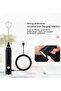 Rechargeable Milk Frother 3 Speeds Handheld Foam Maker With Stainless Whisk For Coffee, Latte, Cappuccino - 3