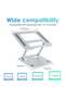 Adjustable Laptop Stand, Ergonomic Aluminum Laptop Mount Stand, Notebook Holder Stand with Heat-Vent, Computer Stand - 2
