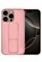 2-Pack Premium PU Leather Case & Screen Protector for iPhone 16 Pro Max – Shockproof, Anti-Scratch, Stand Function, Finger Grip Case Cover (Pink) - 2