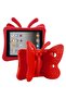 iPad 10.2 Case 2020, 7th/8th Gen Kids Butterfly Shockproof EVA Foam Stand Cover - Red