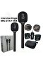 Interview 3-in-1 Dual Wireless Microphone System – Black | Professional Audio Capture Kit with 2 Transmitters - 2