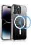 iPhone 14 Pro 6.1" Case Cover - Clear Shockproof Bumper, Anti-Scratch, MagSafe Wireless Charging Compatible