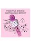 Gifts for Girls Age 4-10, Wireless Bluetooth Karaoke Microphone for Kids Girls Gifts for 5-10 Year Old Girls Toys for 5-10 Year Old Girls Boys Pink KIBM1 - 2