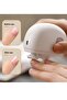 Electric Automatic Nail Clipper – 2-in-1 LED Light Nail Cutter & Polisher with Nail Scrap Storage - 2
