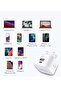 Galaxy A04/A04s/A04 Core USB C Charger Plug 20W Dual Port PD&QC 3.0 Wall Adapter (WHITE) - 7