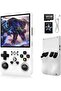 R36T Retro Handheld Gaming Console with Built-in Classic Games, 3.5" IPS Display, Portable Game Player, Long-Life Rechargeable Battery, Smooth System Performance – White