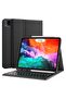 Keyboard Case for iPad Pro 12.9 2020 4th Generation, iPad Pro 12.9 Case with Keyboard 3rd Generation 2018 - Wireless Detachable - with Pencil Holder