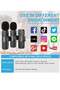 Professional Wireless Lavalier Lapel Microphone for iPhone, iPad - Cordless Omnidirectional Condenser Recording Mic for Interview Video Podcast Vlog YouTube - 2