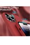 iPhone 14 Pro Max Case, Screen Protector, Soft Flexible Silicone Gel Bumper Cover, Red - 4