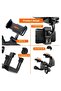 Car Rearview Mirror Phone Holder - Car Phone Mount with 270° Swivel and Adjustable Clips - 5