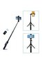 48" Compact Selfie Stick & Tripod, Extendable, Wireless Bluetooth Remote, Lightweight Aluminum, Travel Ready, Compatible with iPhone 14 13 12 Pro Xs Max Xr - 3