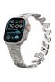 Stainless Steel Band for Apple Watch Ultra Band 49mm 45mm 44mm 42mm 38mm 40mm 41mm, Metal Strap with Folding Clasp for Apple Watch Series 8 7 6 5 4 3 2 1 for Men - 3