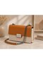 Leather Shoulder Bag with Matching Wallet | Women's Crossbody Chain Handbag | Premium Leather Purse | 25 × 17 × 7 cm - 3