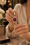 Meyland Women Gold Steel Handcuff Wristwatch with Claret Dial Minimal Luxury Elegant Bracelet Watch 2026 - 7