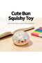 Simulation Glitter Dumpling Fidget Toy, Soft Squeeze Squishy Toy with Steamer Box (Random Color) - 5