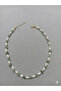 Aventurine Cracked Natural Stone and Seashell Detailed Necklace - 2