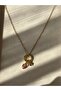 Pink Stone Charm Steel Necklace - 2