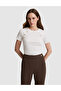Ecru Extra Slim Fit T-Shirt 50319826-Vr019 - 3